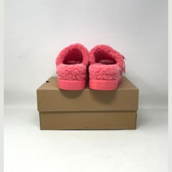 UGG FLUFFITA Slides Pink Fluffy Platform Summer Flip Flop Women's 1113475 SSBT - Picture 5 of 11